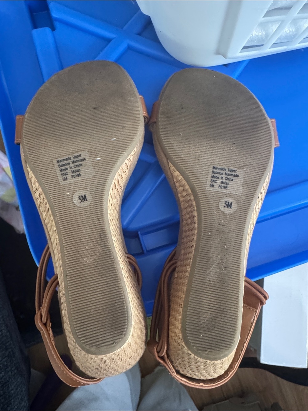 Style & Co. Women's Cognac T-Strap Sandals - Picture 3 of 3